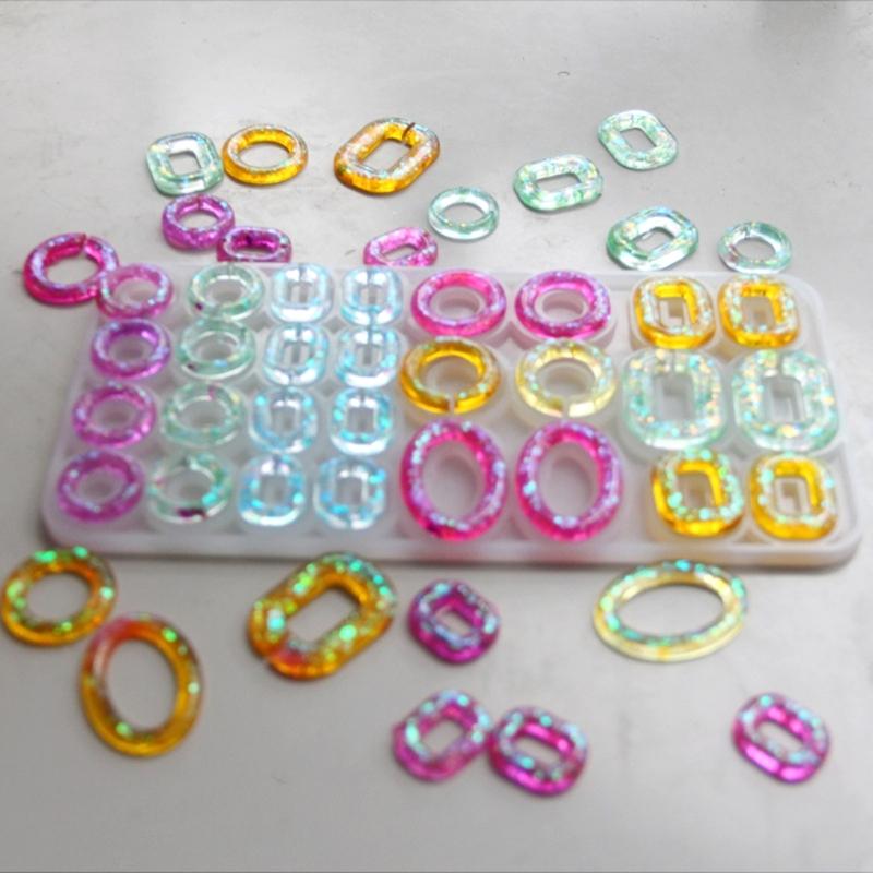 Multi Circle Theme Silicone Moulds Crafting Moulds for Crafting Ear Accessories Suitable for Gifts and Celebrations
