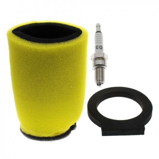 Air Filter Spark Plug Kit For Yamaha YFM350FW YFM350U Big Bear 350 4x4