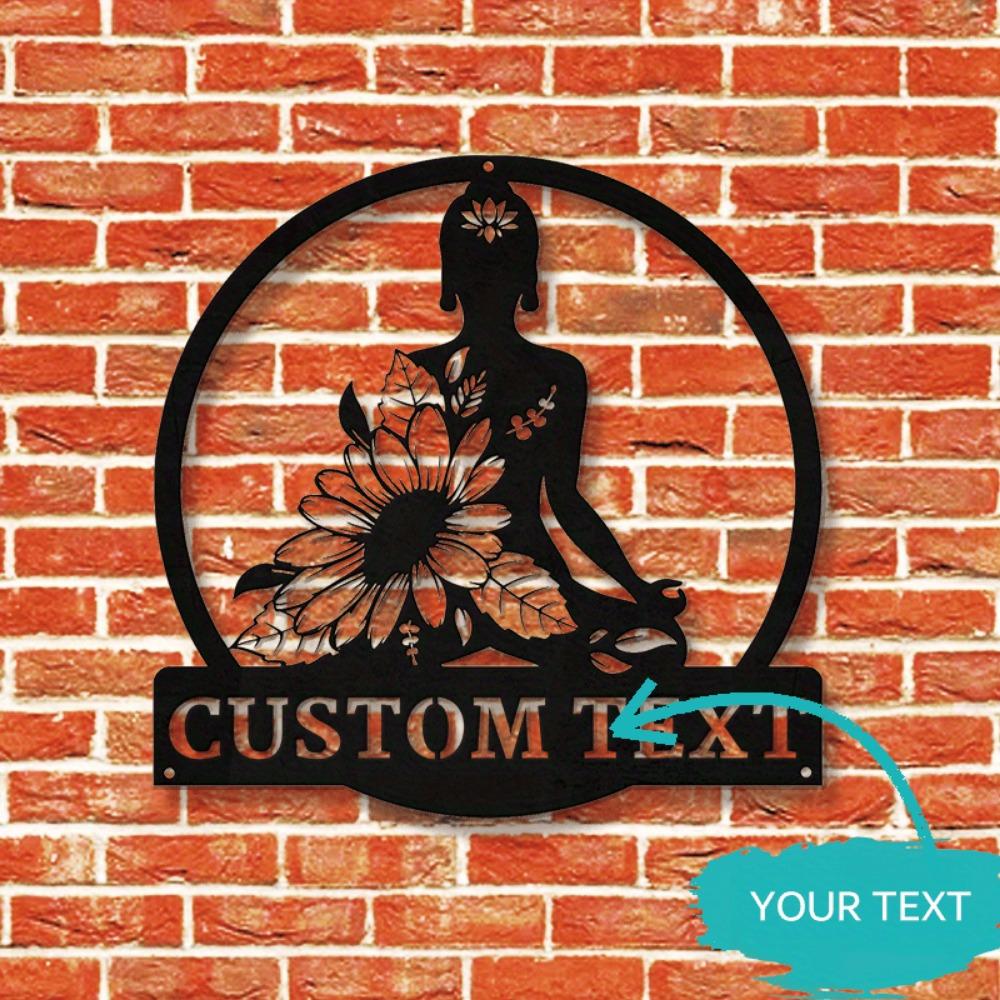 Metal Sign Golf Wall Art Custom Address Plaque Golf Gift Home Decor
