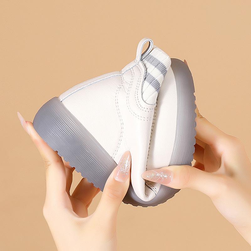 High-top Shoes Beef Tendon Sole Single Shoes Slope Heel Flat-soled Mother Shoes Breathable Little White Shoes Soft Sole Foreign Trade Casual Women