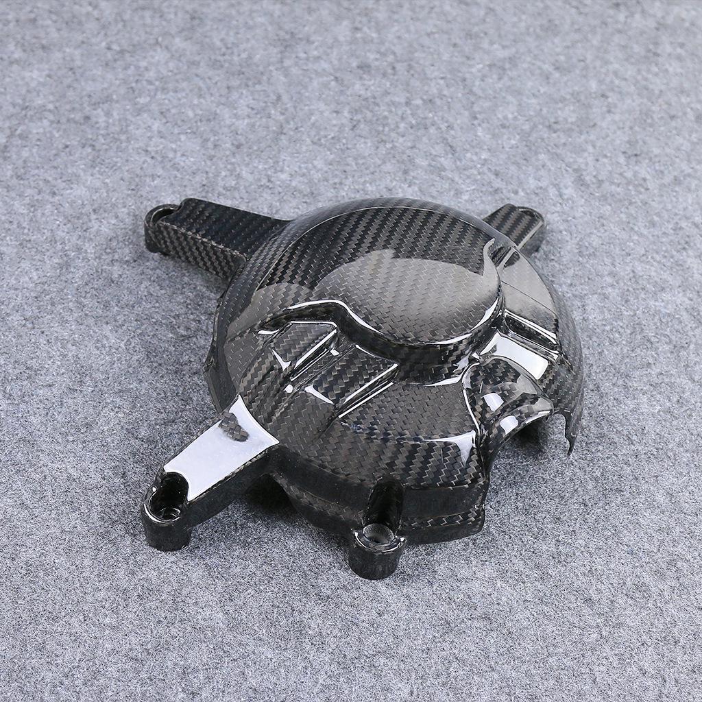 Yamaha R3 Carbon Fiber Engine Cover - Modified Protective Motorcycle Accessory 3K Dry Carbon.