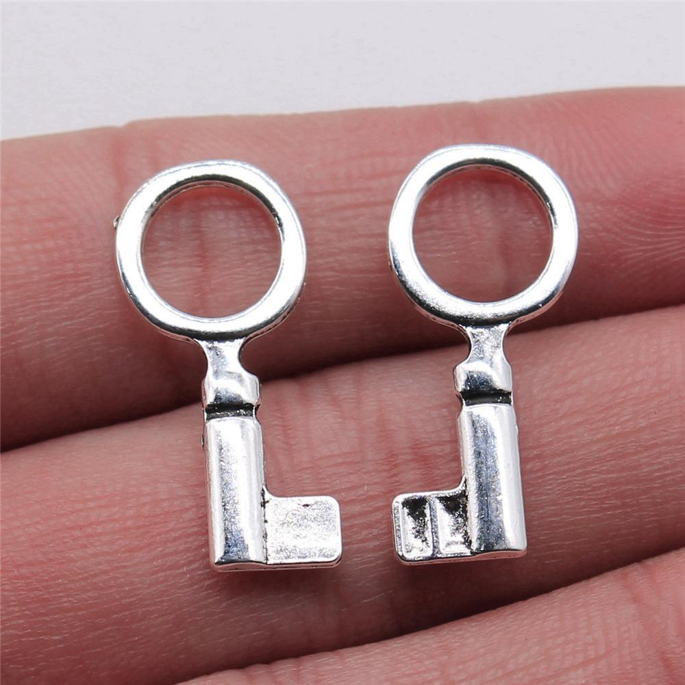 Key And Lock Charms Pendant Child Jewellery Massive Funny Art Supplies