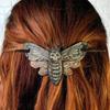 Retro Dark Style Skull As Butterfly Hair Clip Punk Girl Halloween Party Role-playing Personalized Decorative Styling Accessories