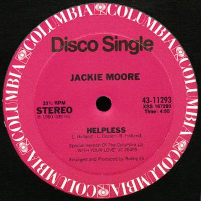 12inch Record JACKIE MOORE - Helpless / With Your Love 4311293 COLUMBIA 1980 US Soul/Funk Used
