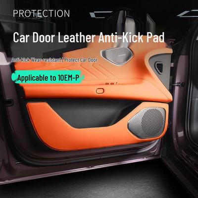 Lynk & Co 10EMP Car Door Kick Mats - Anti-Scratch, Protective Interior Pads