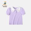 Classic Teddy Girls' Peter Pan Collar Polo Shirt