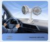 Dual-Headed Smart Clip & Wall-Mount Fan, Portable Low-Noise Circulation Desktop Fan for Home