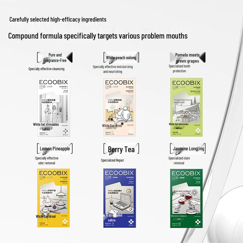 Baixi Portable Anti-Sugar Mouthwash Strips