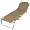 Day and Night - Day and Night Folding Lounger with Adjustable Taupe Backrest