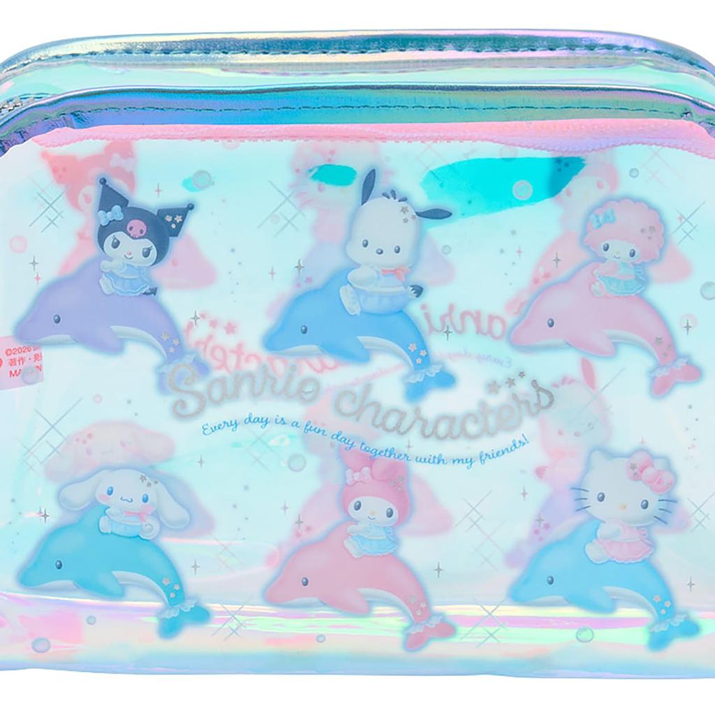Sanrio Vinyl Pouch Sanrio Characters Recommended Age 3 Years and Up 360783 (Shiny Dolphin)