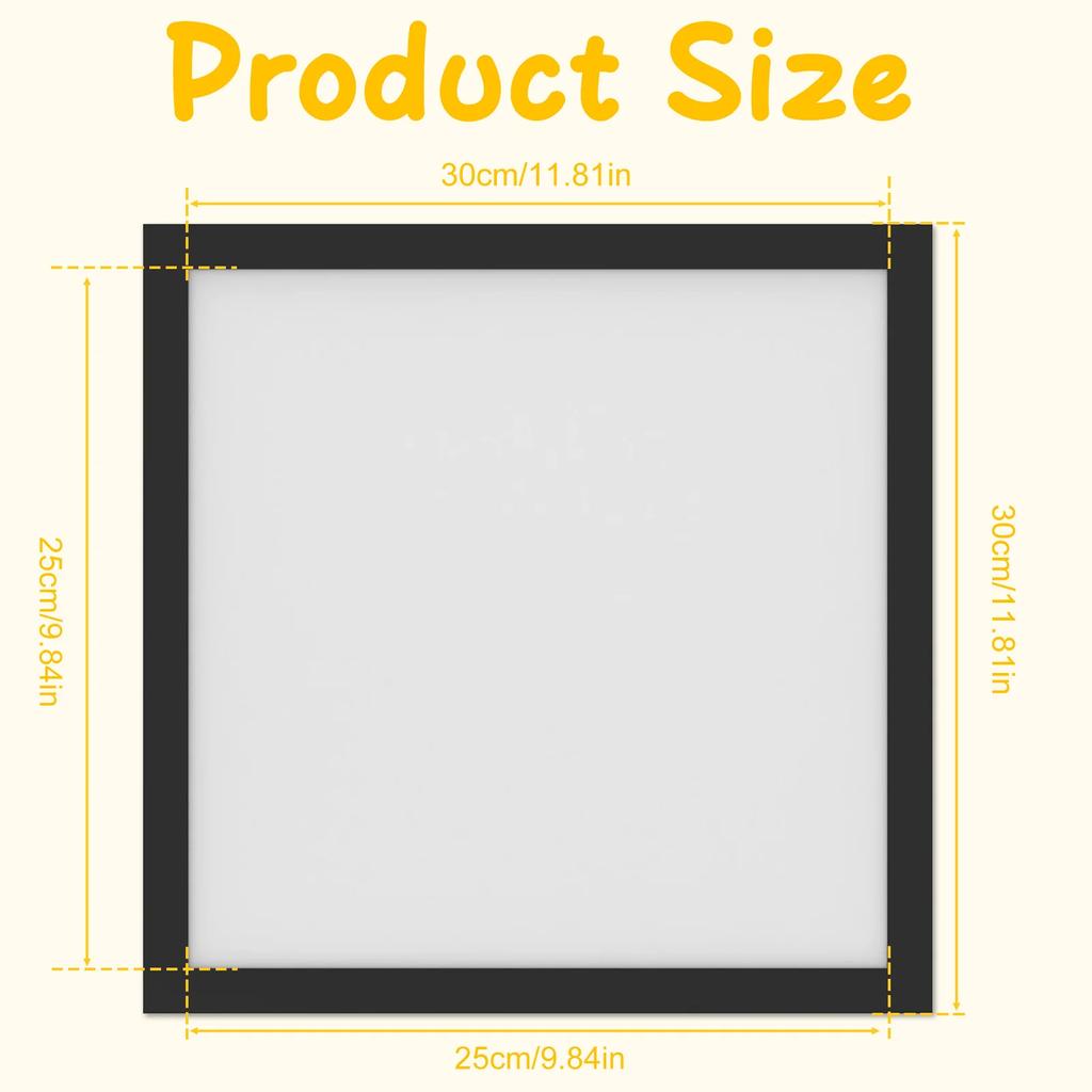 5/10pcs Diamond Art Frames Magnetic Picture Frame Flexible PVC Picture Frames for Wall Magnetic Diamond Frame Self-Adhesive