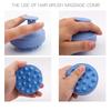 Silicone Bath Brush Hair Shampoo Brush Head Scalp Massage Silicone Hair Scalp Scrubber Shampoo Brush Manual Pet Hair Scratcher