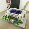 Football Old Trafford Camp Nou Bernabeu San Sir Stadium Madrid Barcelona Club Diamond Building Blocks Toys Gift For Children