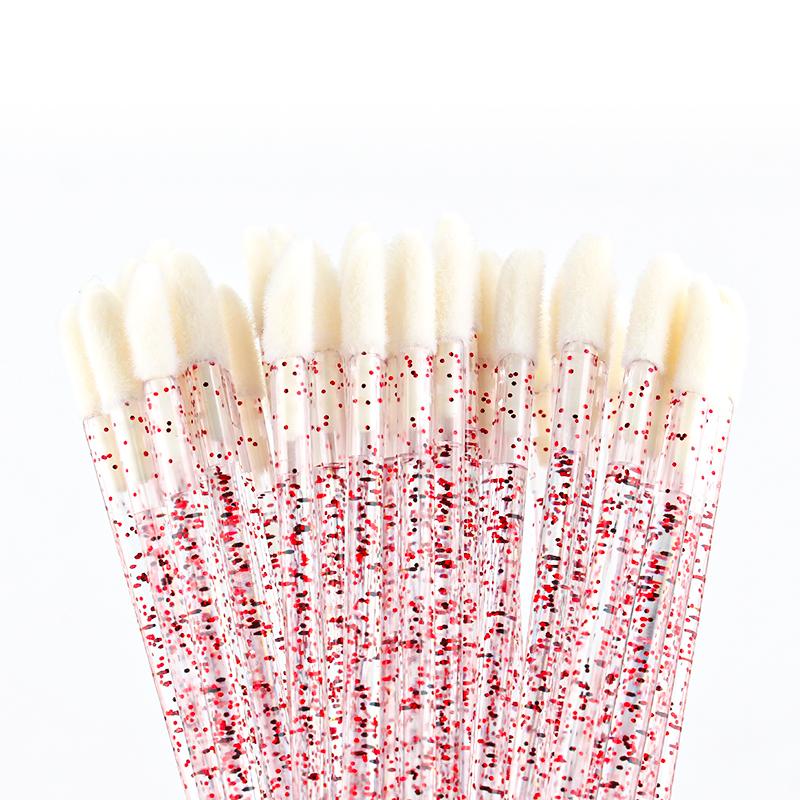 Wholsale QIWU 50 Pcs Wands Set Makeup Tools Lip  Applicator Eyelash Maquillaje Brush Lipstick  Brush Lash Extension Mascara