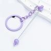 12 Color DIY Beaded Keychain Pendant Versatile 12 Color Beadable Blank Accessory Set For Keychain And Pendant Designs
