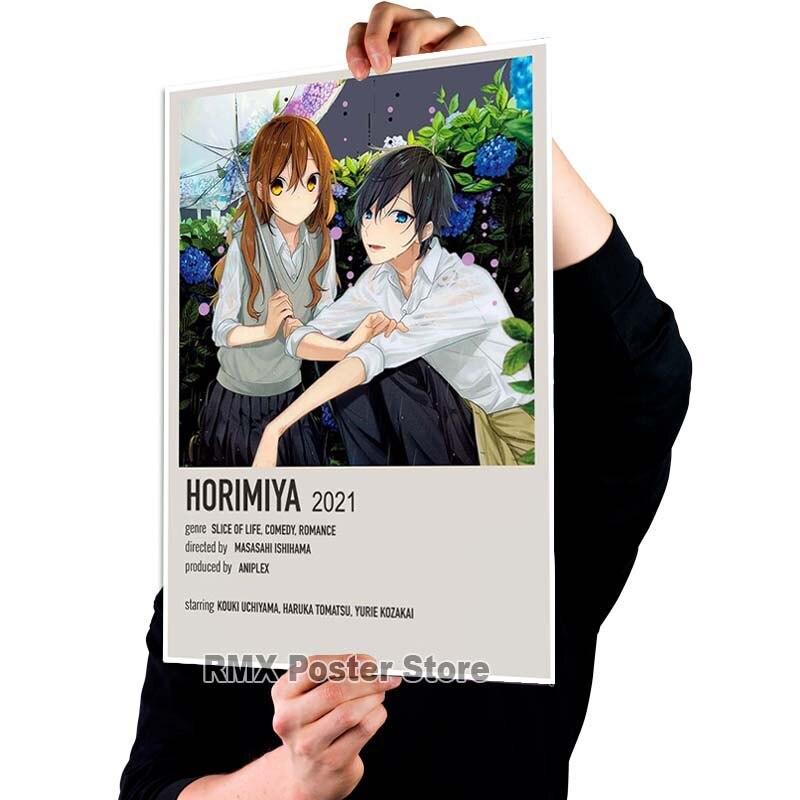 White Coated Paper Japanese Anime Horimiya Posters High Quality Print Poster Home Decor DIY Living Room Bar Decoration Painting