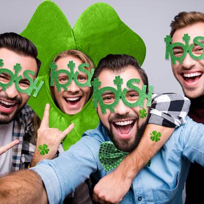 St. Patrick's Dag Hoeden Strikken Set Iers Festival Geluks Klaver Decoratie Voor Feest Accessoires Benodigdheden voor St. Patrick's Dag