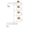 White Back Door Hooks 4 Hooks Over Door Hooks Bathroom Accessories Door Hanger Rack  Home Storage