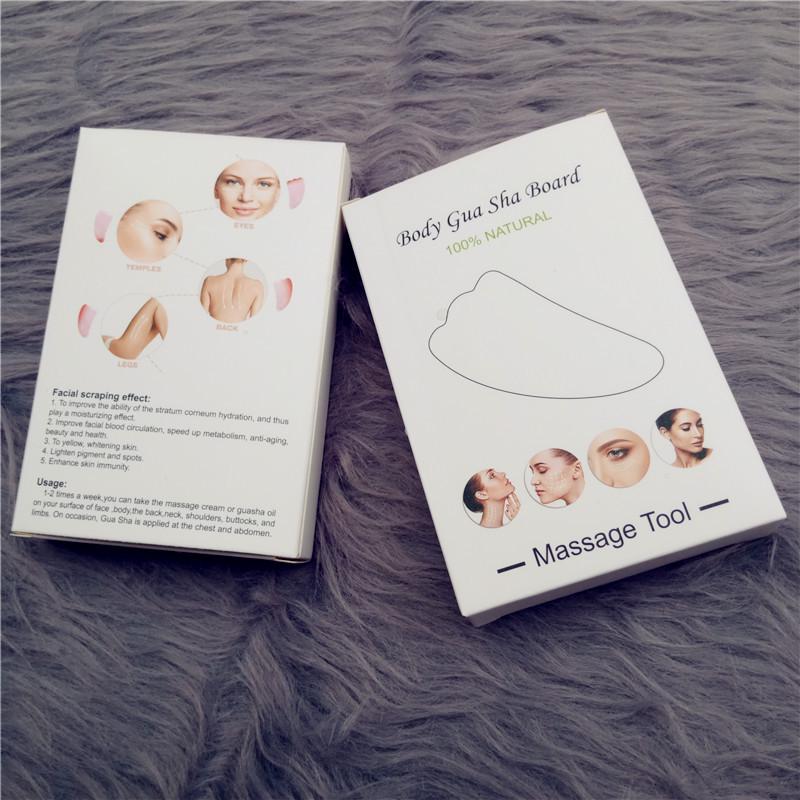 

Rose Quartz Finger-Shaped Gua Sha Tool for V-Face & Full Body Massage.