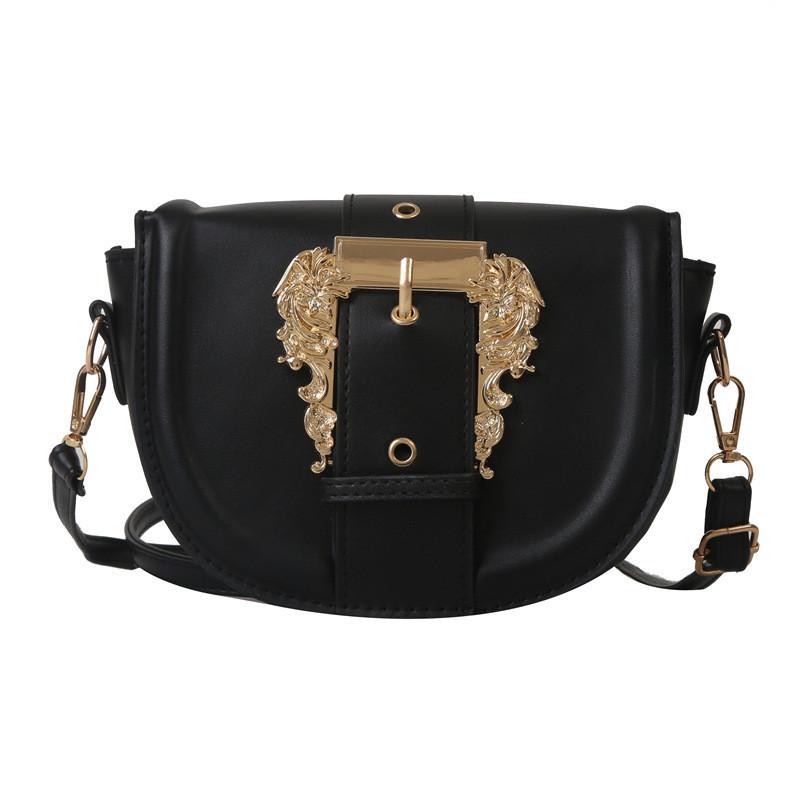 Chic Street Style Saddle Bag Women Bags 2023 Minimalist Shoulder Crossbody