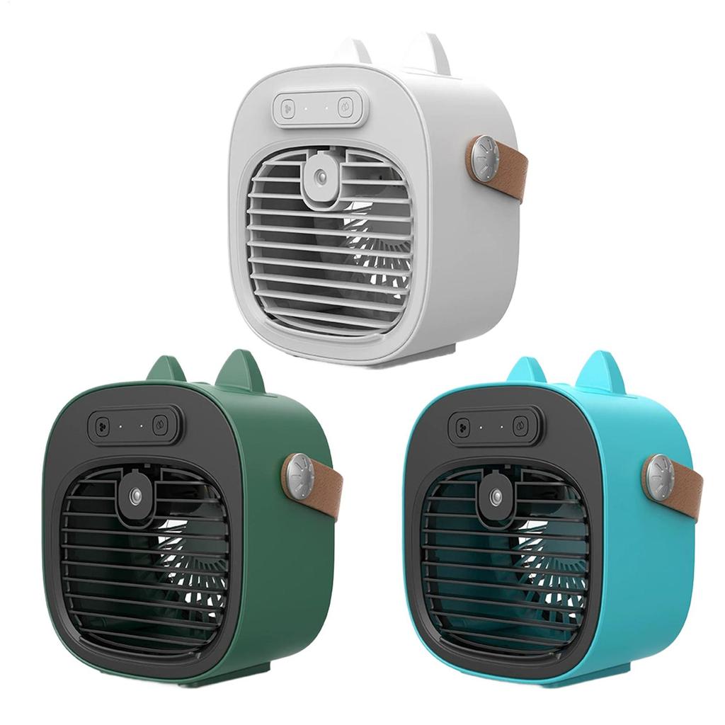 Air Cooler Portable Air Conditioner Small Cooling Device with 3 Wind Speeds for Camping Outdoor Dormitories Children's Room