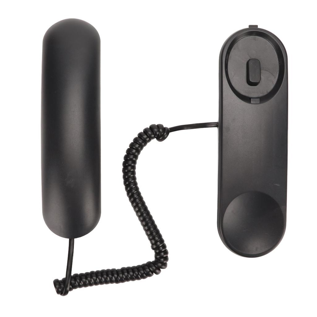Wall Telephone Multifunction Big Buttons Redial Mute Function Corded Wall Phone for Home Office Hotel