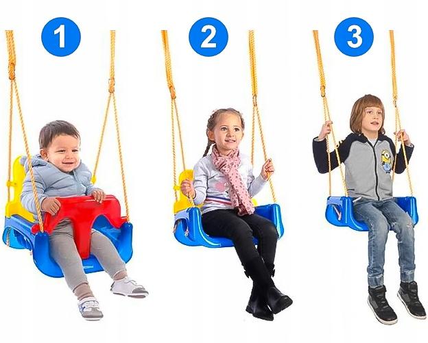 [PACZC] Children's swing, home and garden, 3-in-1 model, D740