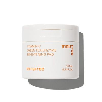 VitaC Green Tea Enzyme Blemish Toning Pad 60 Sheets/170mL (3 Options)