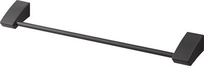 SANEI Handtuchhalter mit Schrauben, 400mm, Schwarz, W5711-D