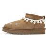 UGG CLASSIC ULTRA MINI 811 Manufacturing, Lunar Wander Thermal Ankle Length Snow Boots Women's Chestnut Brown 1116109-CHE(Team80-)