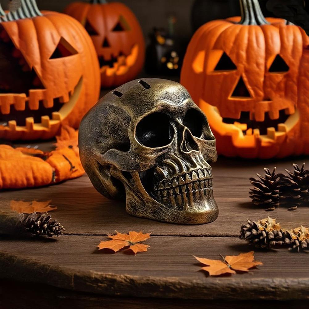 Skull Shaped Knife Block Personalized Skeleton Knife Rack Skull Knife Stand for Kitchen Cutlery Display Organizer