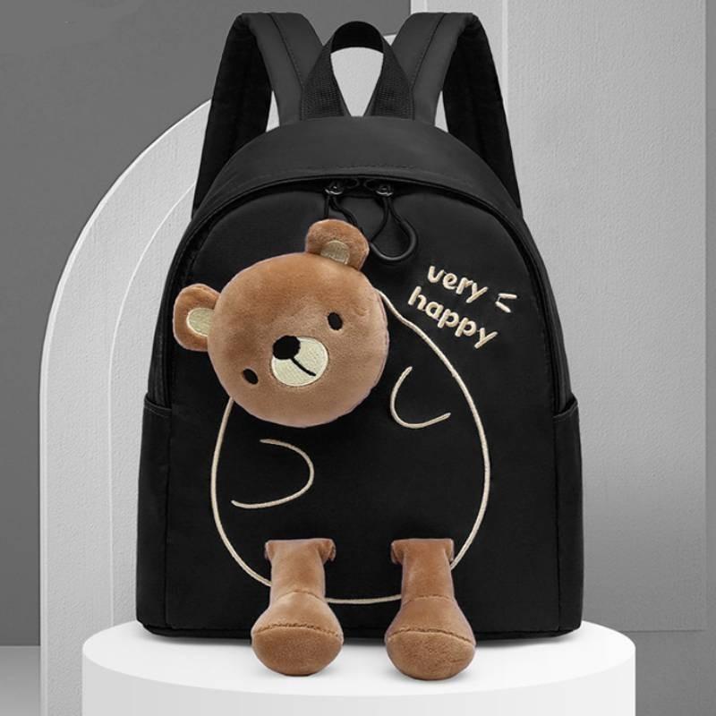 Adorable Animal Patterned Preschool Backpack For Toddlers With Arc-shaped Shoulder Straps