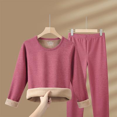 1Set Ultra Thick Thermal Underwear Women Stand Collar Seamless Warm Lingerie Winter Long Sleeve Bottoming Thermal Clothing Sets