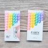 New Romantic Heartstring Macaron Color Thread Candle Small Fresh Birthday Cake Candle Party Candle Decoration