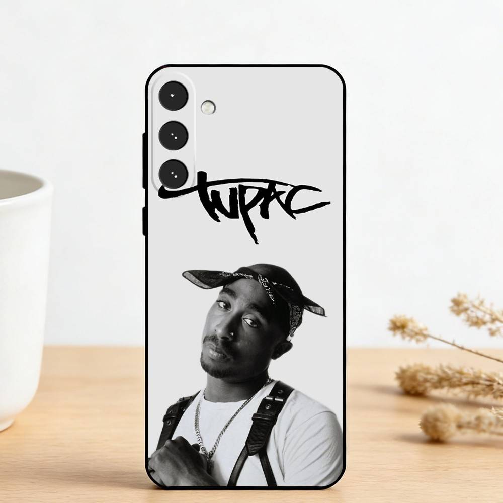 2Pac T-Tupac Shakur Rap Rapper Handyhülle Für Samsung Galaxy A73,A72,A71,A70,A53,A52,A51,Andere Weiche Schwarze Hülle