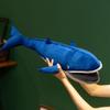 Blue Shark Plush Toy Stuffed Soft Cartoon Marine Animal Doll Baby Hug Pillow Sofa Cushion Lovely Children Birthday Gift