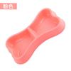 3 Dog Bowls for Puppies2-in-1 Bone Shaped Small Pet FeederPlastic Water and Food Container, Suitable for PuppiesCats, and Small Animals, Easy To Clean