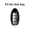 4 Buttons Shell Fob Holder for Nissan Qashqai J11 J10 X Trail T32 Versa Note Patrol Leaf Micra Leather TPU Car Key Case Cover Accessories