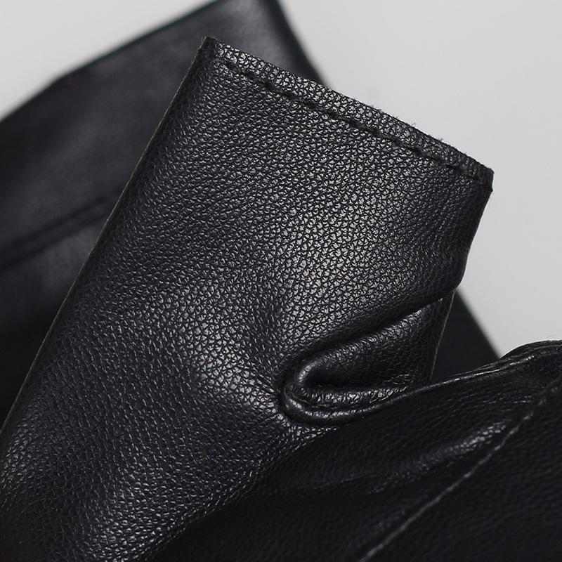 Leather Half Finger Gloves Imitation Leather Outdoor Fitness Fingerless Driving Driver Slip Performance A78 1