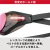 Swans TFre PURY Swimming Made in Purple with Flash Yellow FINA Approved Model SR-7M Goggles, Japan, Mirror, Non-Cushion, Racing,