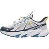 Kids Fabric Versatile Lightweight Shock Absorbing Low Top Running Shoes Kids Sneaker Gray Blue A12435542-1