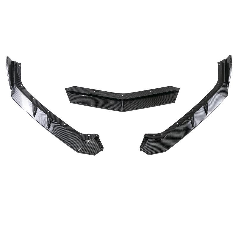 Chevrolet Corvette C8 Front Lip Splitter 2020-2024, Three-Section Design
