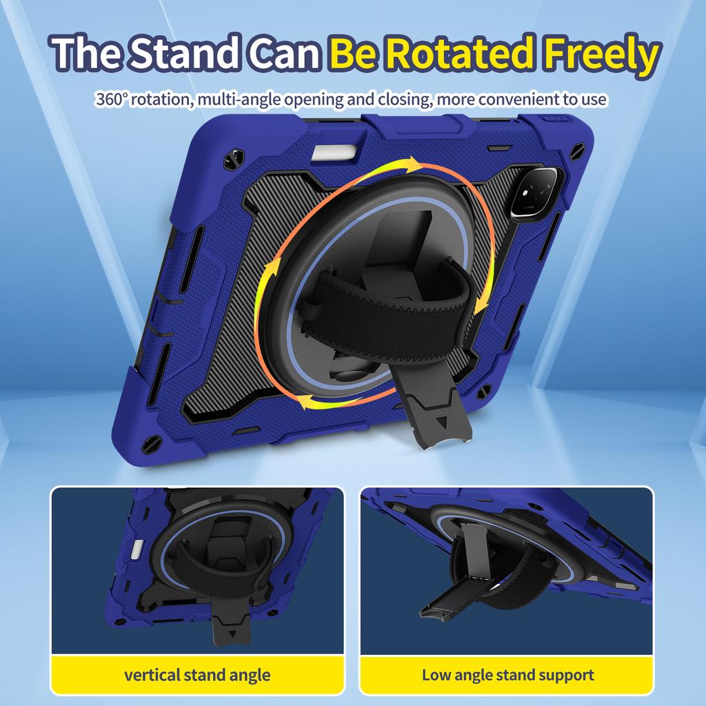 360 Rotating Stand Case Universal For Huawei Honor Pad GT Pro MagicPad 2 12.3inch 2024 ROD2-W09 ROD2-W69 Heavy Duty Rugged Cover