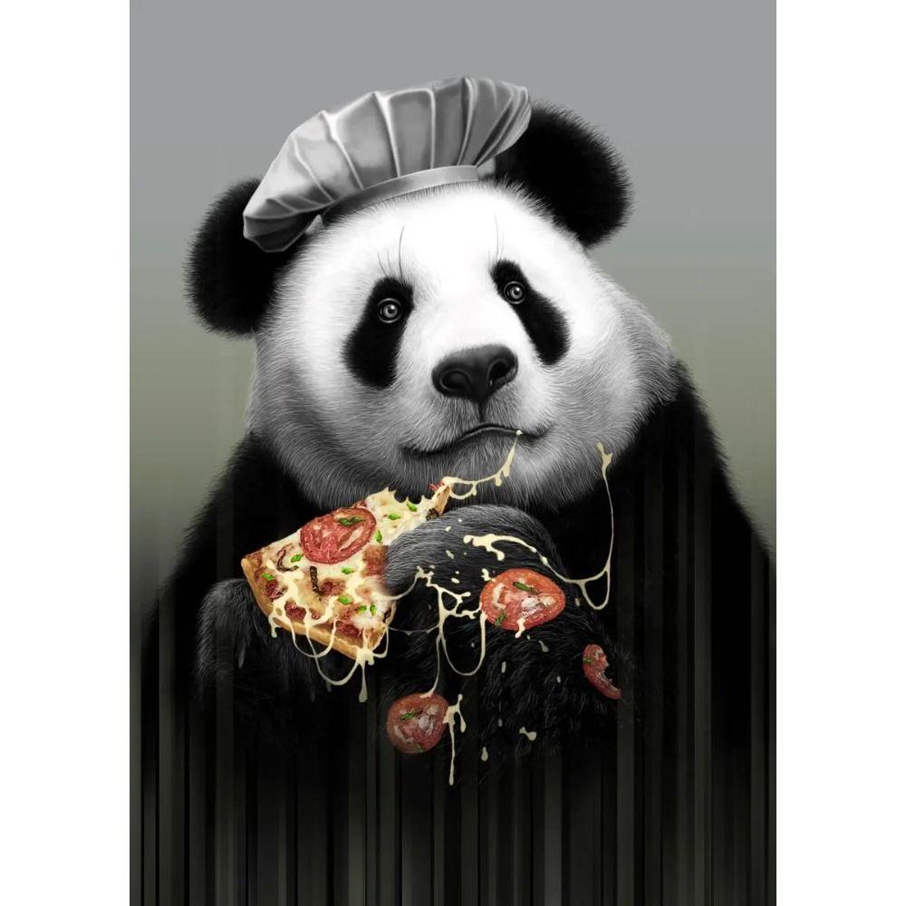 Metal Sign Panda Noodle Retro Wall Decor Metal Plate 20x30 Cm
