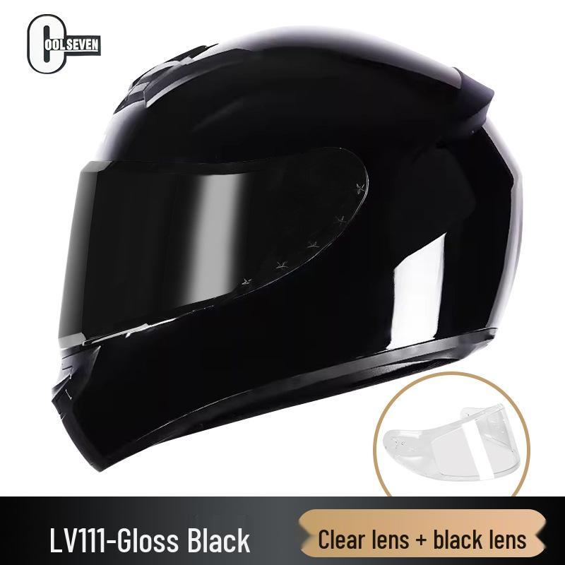 

3C Certified DOT Full Face Motorcycle Helmet, Four Seasons Universal, National Standard Class A Safety Helmet. X-Large