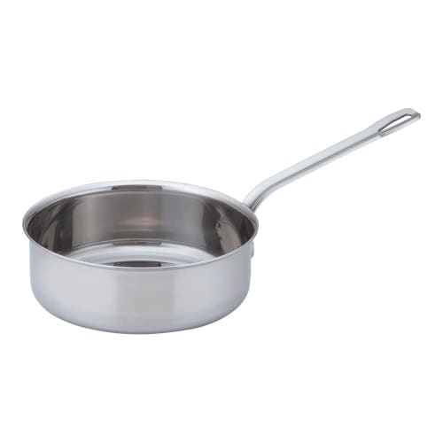 Endo Shoji Commercial Power Denji Saut? Pan, 18cm, Induction Compatible, Stainless Steel, Made In Japan, ASTF918