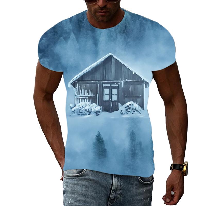 New Unisex Celebrate Christmas T-shirt With Print Fashion Casual Creative Trend Men's T-shirt Summer Interesting Hip Hop Tshirt