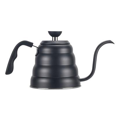 Bollitore per caffè, Bollitore per tè e caffè con termometro, 1200 ml Acciaio inossidabile Collo di cigno Beccuccio sottile,