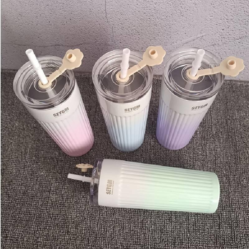 Modern And Minimalist Large Capacity 500ml Coffee Mug For Car Use With Double Wall Insulation