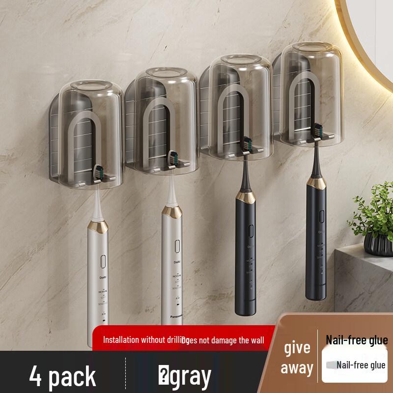 LIEI Punch-Free Suction Toothbrush Holder